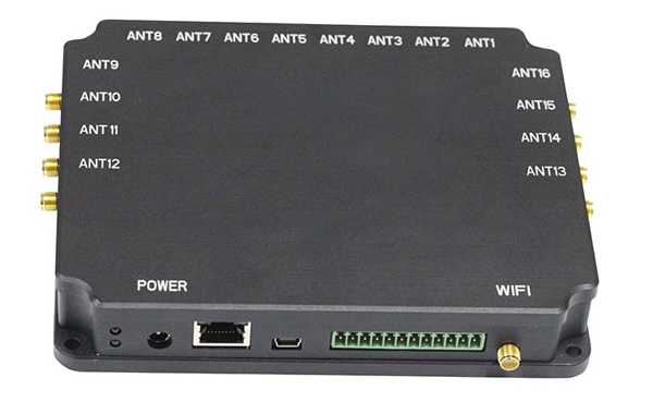F5816 RFID 固定式 十六通道读写器_工业级超高频rfid读写器_20米远距离读写器 8dBi天线